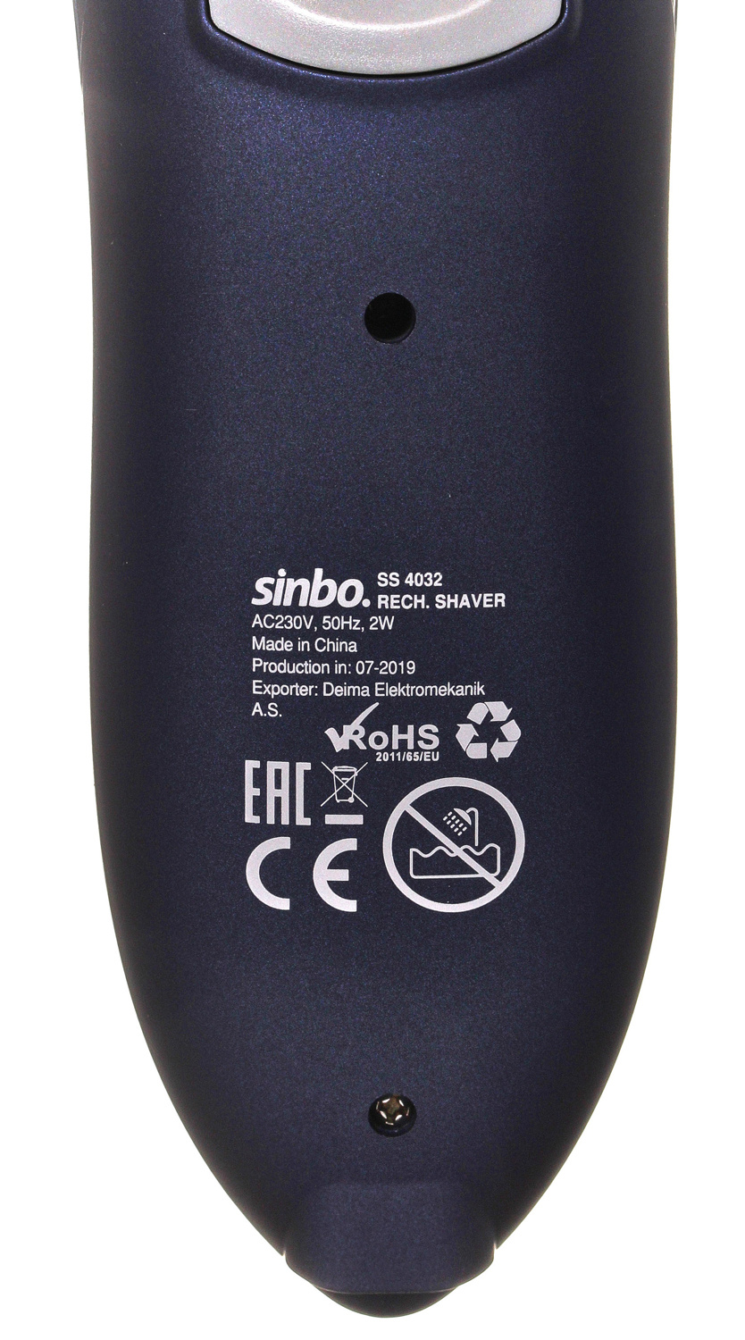 Купить Электробритва Sinbo SS 4032 голубой/черный — Фото 9
