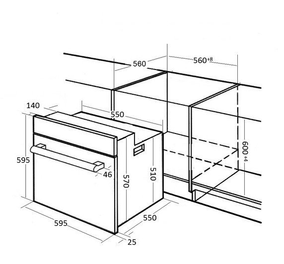 Купить Газовый духовой шкаф KUPPERSBERG HGG 663 W — Фото 5