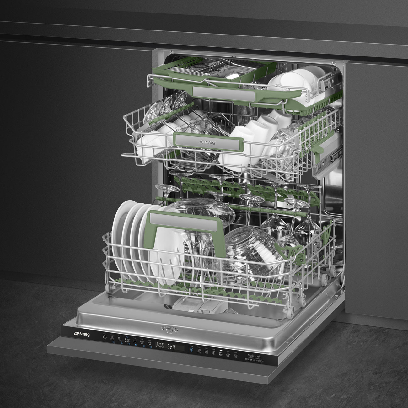 Купить Встраиваемая посудомоечная машина Smeg STL7322BQL — Фото 3