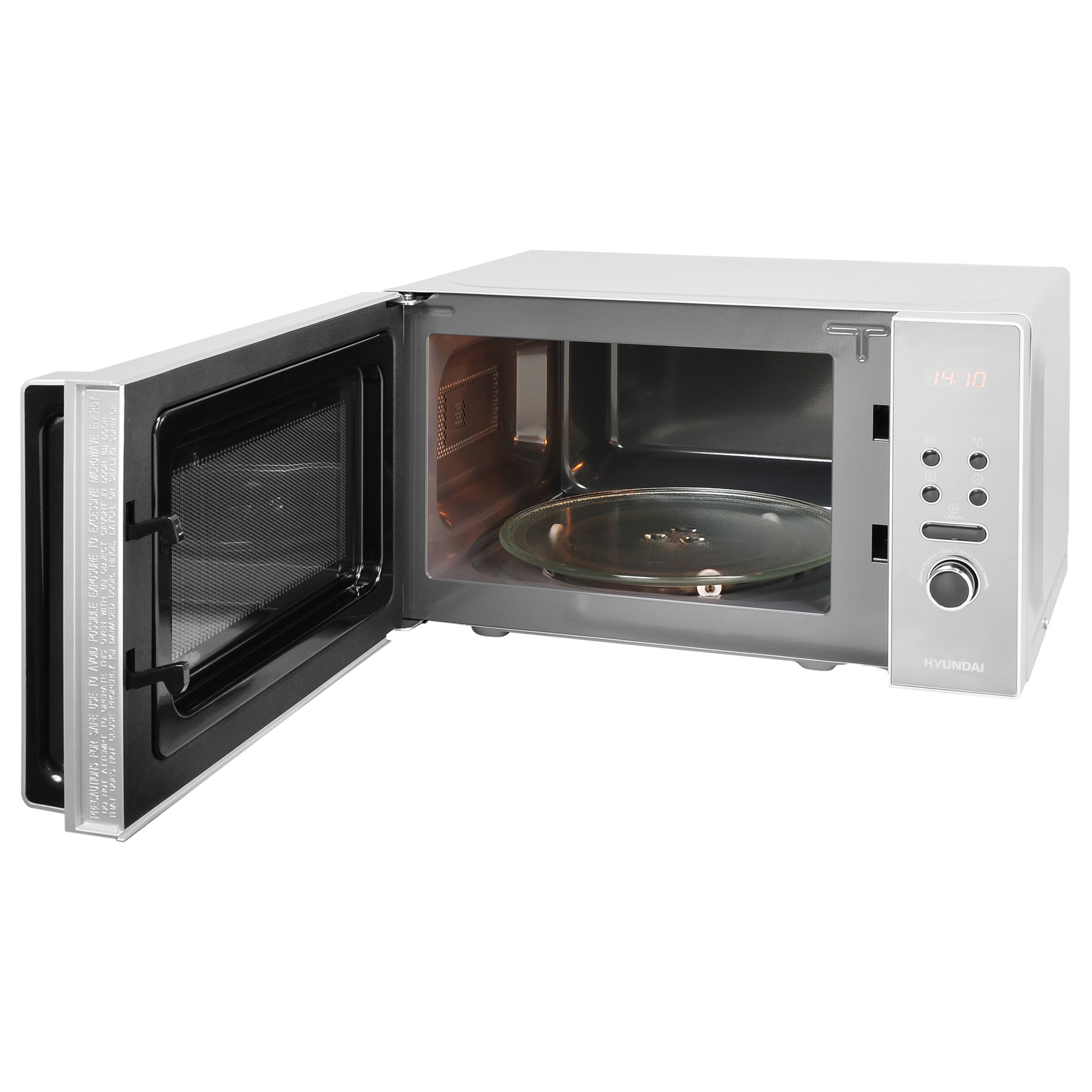 Купить Микроволновая печь Hyundai HYM-D3002 серебристый — Фото 2