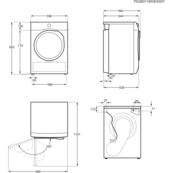 Купить Сушильная машина Electrolux EW8HR258B PerfectCare — Фото 2