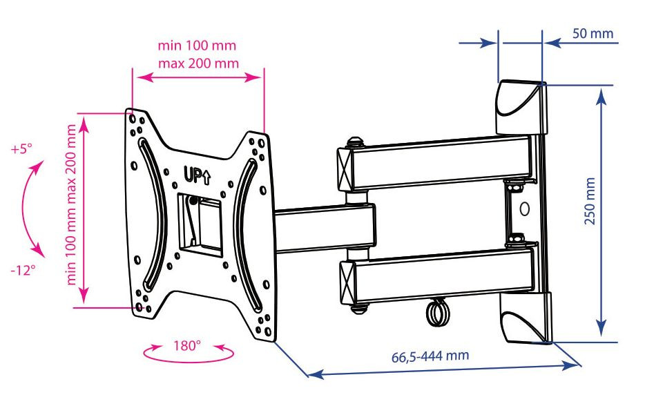 Купить Кронштейн Kromax DIX-22 — Фото 3