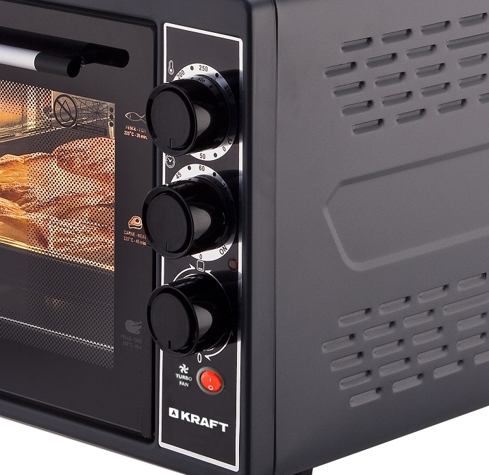Купить Мини-печь KRAFT KF-MO 3802 KBL — Фото 2