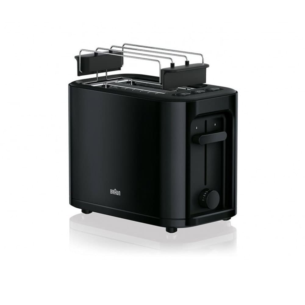 Тостер BRAUN HT 3010 BK																		 — описание, фото, цены в интернет-магазине PT Stores