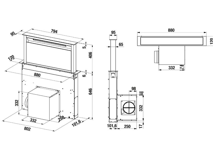 Купить Вытяжка встраиваемая KUPPERSBUSCH DD 9840.0 S — Фото 3
