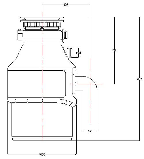 Купить Измельчитель пищевых отходов TEKA TR 23.1 — Фото 2