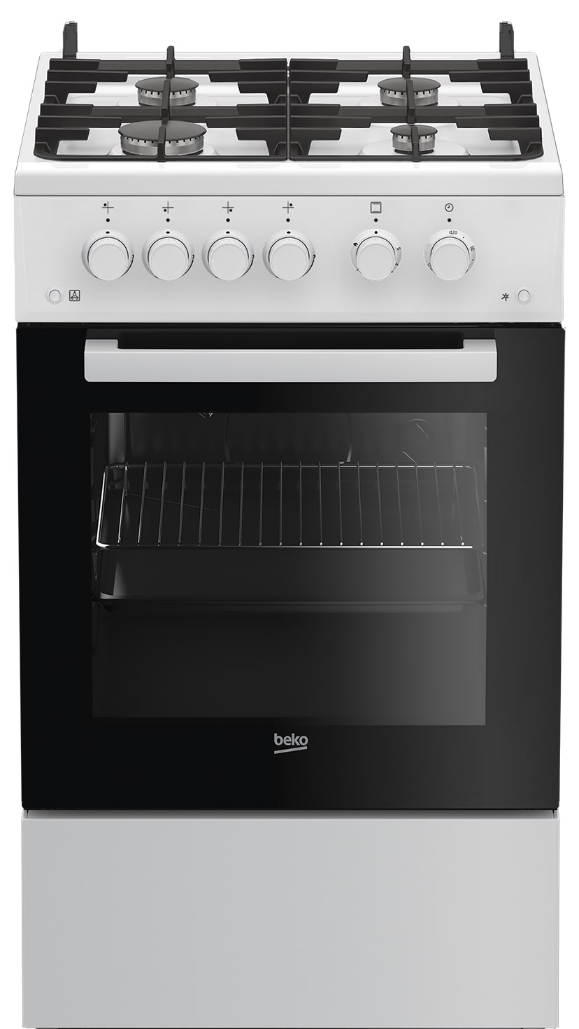 Газовая плита BEKO FSGT 52115 GW																		 — описание, фото, цены в интернет-магазине PT Stores