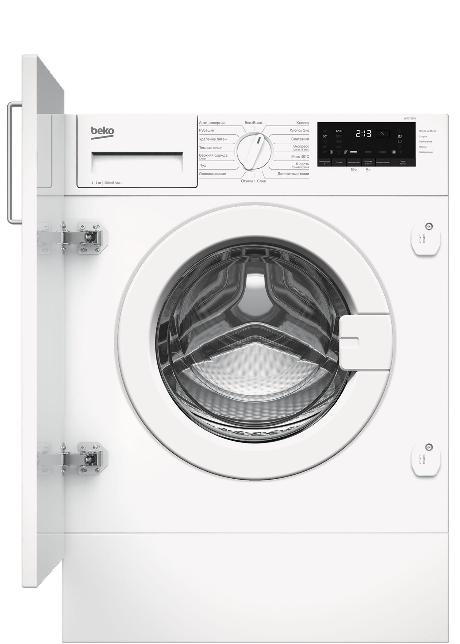 Встраиваемая стиральная машина BEKO WITC7652B																		 — описание, фото, цены в интернет-магазине PT Stores