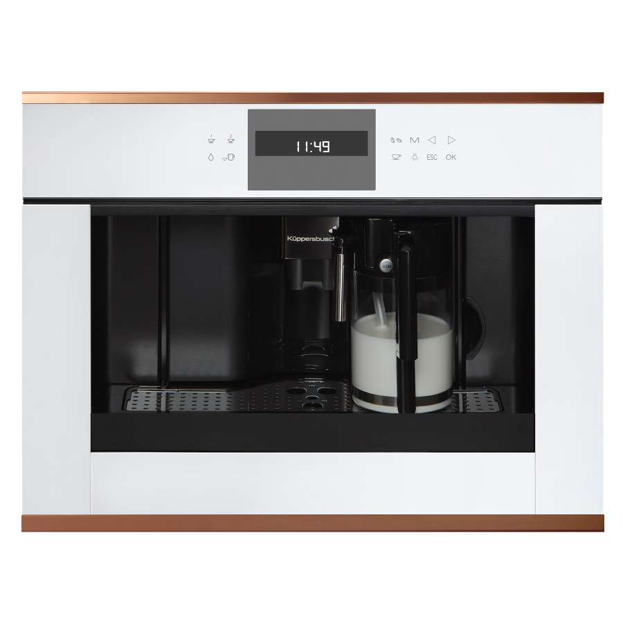 Встраиваемая кофемашина KUPPERSBUSCH CKV 6550.0 W7																		 — описание, фото, цены в интернет-магазине PT Stores