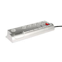 POWER CUBE SIS-10 Сетевой фильтр Garant 3м, 5+1страховка,металлик