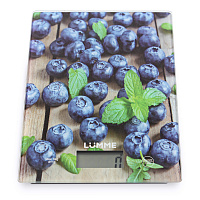 Кухонные весы LUMME LU-1340 черничная россыпь