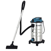 Профессиональный пылесос Kitfort KT-550 голубой/серебристый