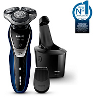 Электробритва PHILIPS S5572/10 черно/синяя