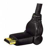 Hama H-83075 HDMI 1.3 (m-m) 1.5 м штекеры поворотные черный