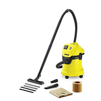 Профессиональный пылесос KARCHER Пылесос Karcher MV3 P желтый 1400Вт 1.629-880.0
