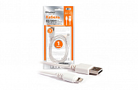BELSIS BW1437  Кабель Lightning - USB А, белый, 1м