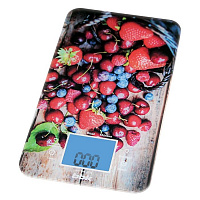 Кухонные весы BBK KS107G темно-синий/красный