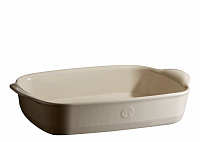 EMILE HENRY Форма для запекания прямоугольная,36x23 см,цвет: крем