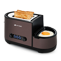 Тостер Kitfort KT-2012-3, темно-кофейный