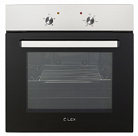 Духовой шкаф LEX EDM 040 IX нержавеющая сталь/черный