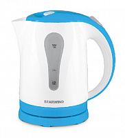 Чайник Starwind SKP1217 белый/синий