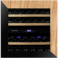 Встраиваемый винный шкаф DUNAVOX DAVG-25.63DOP.TO
