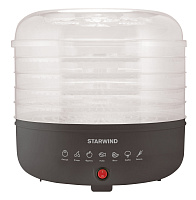 Сушилка для овощей и фруктов Starwind SFD1510 5под. 150Вт серый