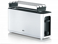 Тостер BRAUN HT 3110, белый/черный