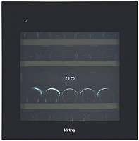 Встраиваемый винный шкаф KORTING KFW 604 DB GN